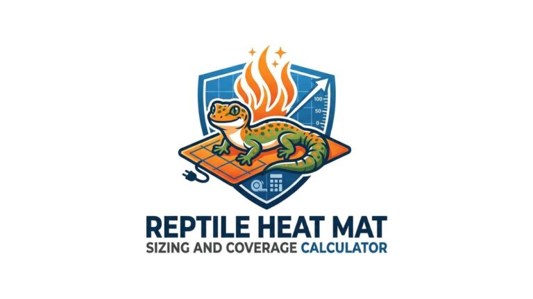 Reptile Heat Mat Sizing Calculator