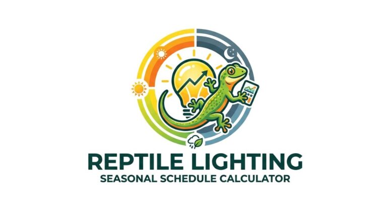 Reptile Lighting Seasonal Schedule Calculator