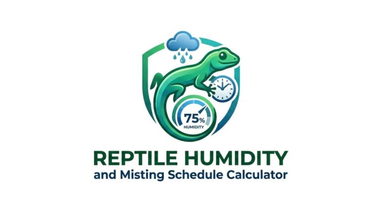 Reptile Humidity and Misting Schedule Calculator