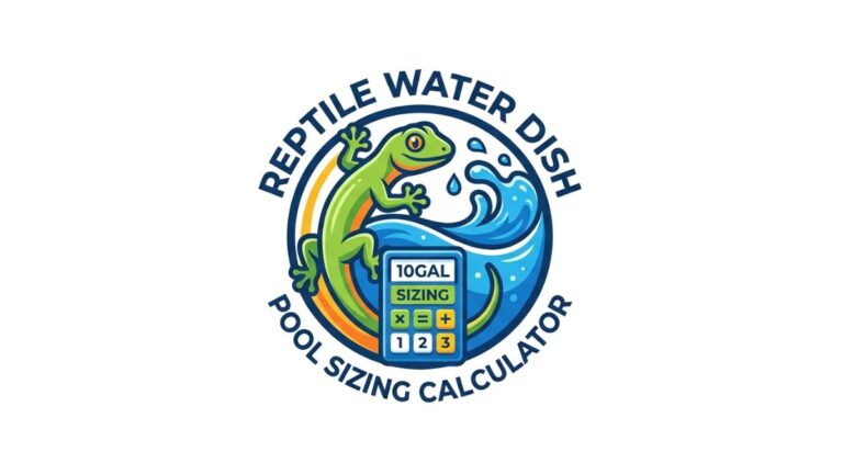 Reptile Water Dish Pool Sizing Calculator