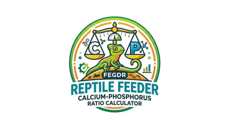 Reptile Feeder Calcium-Phosphorus Ratio Calculator