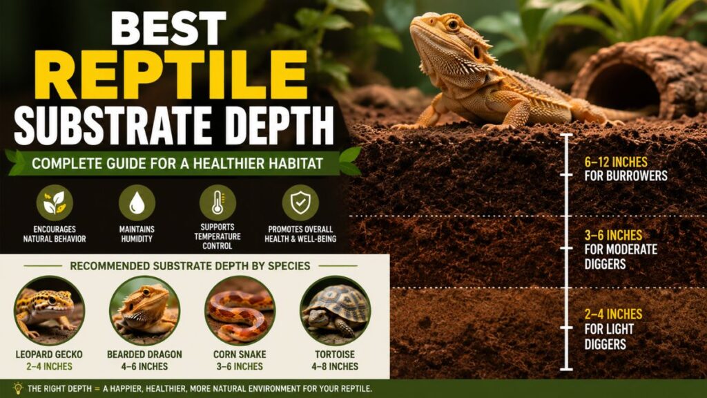 reptile substrate depth
