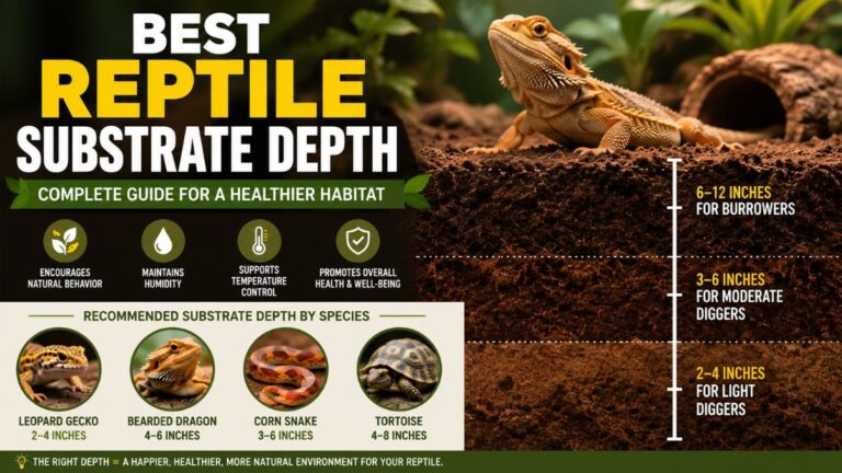 reptile substrate depth