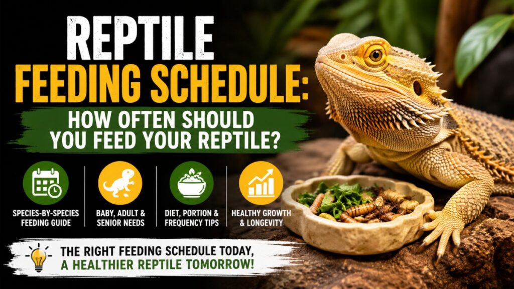 reptile feeding schedule