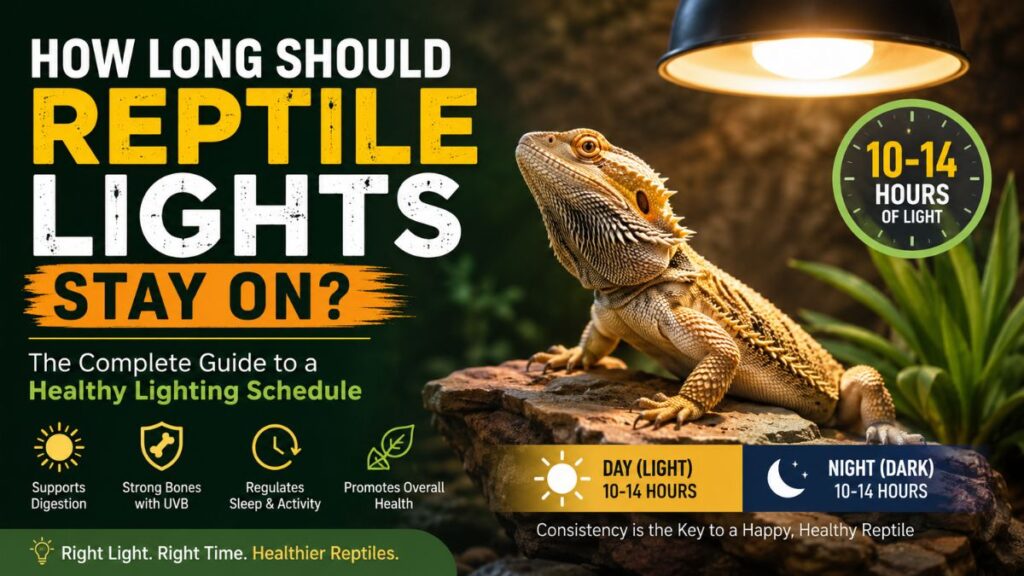 reptile lighting schedule