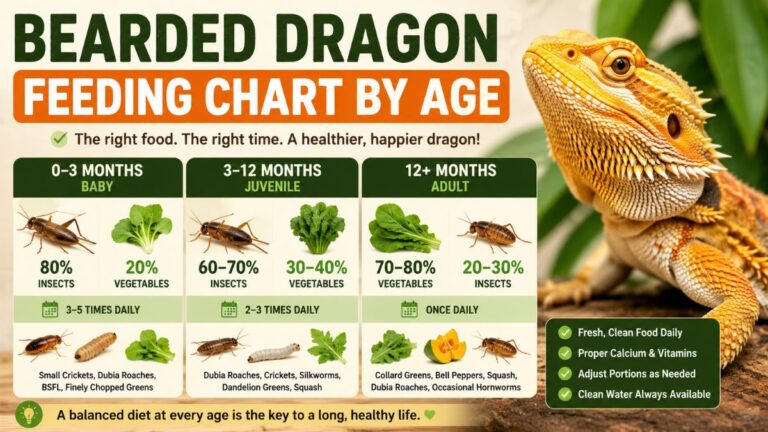 Bearded Dragon Feeding Chart