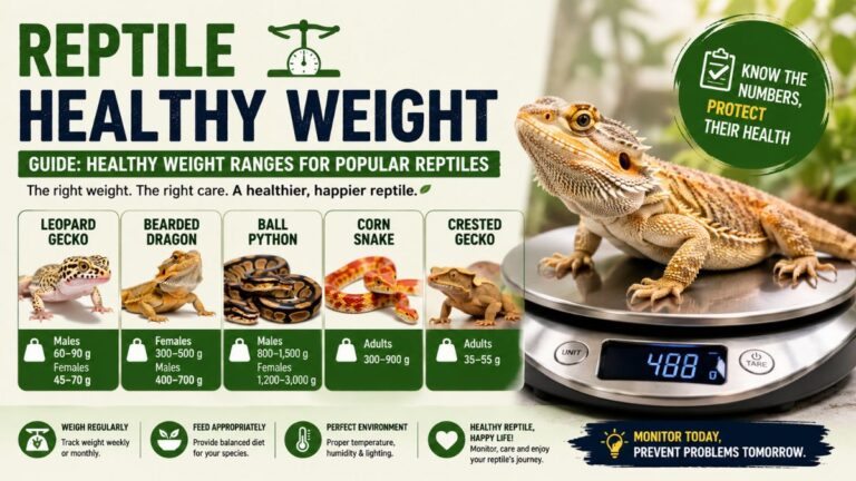 reptile healthy weight