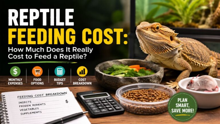 reptile feeding cost